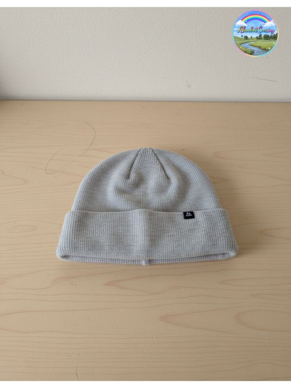 100% Cashmere Beanie Soft Knit Ribbed Cuff One Size Men Women